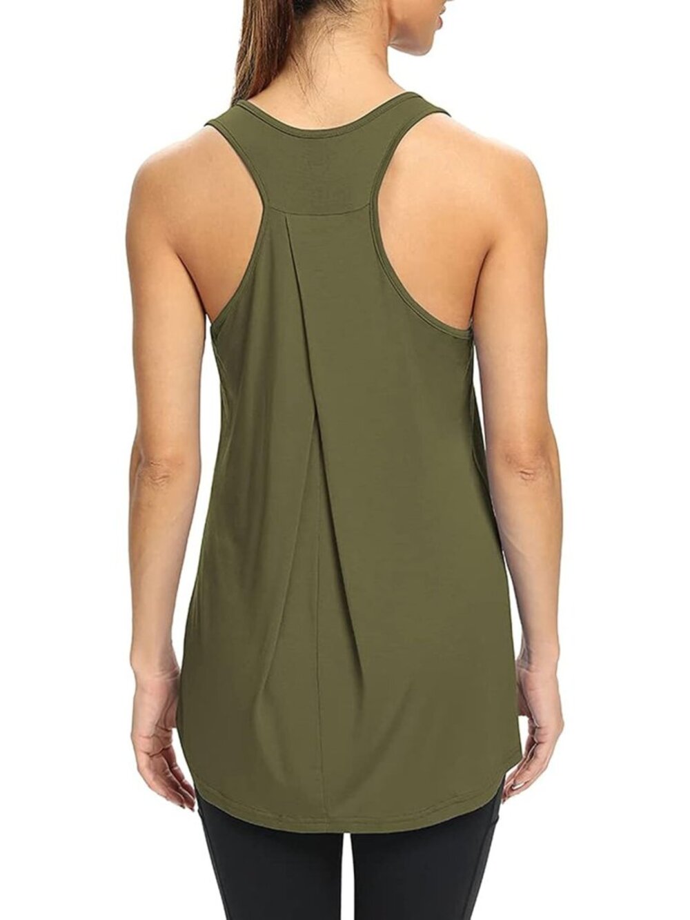 Women's Racerback Yoga Tank Tops - Loose Fit Workout Shirts for Active Lifestyle
